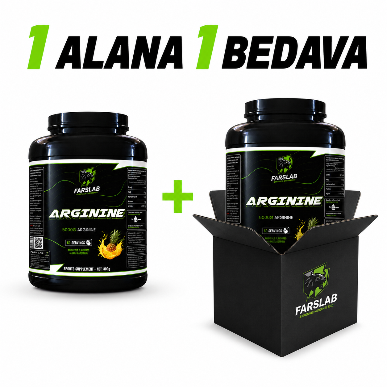 L-Arjinin (Arginine) 300 G ürün görseli